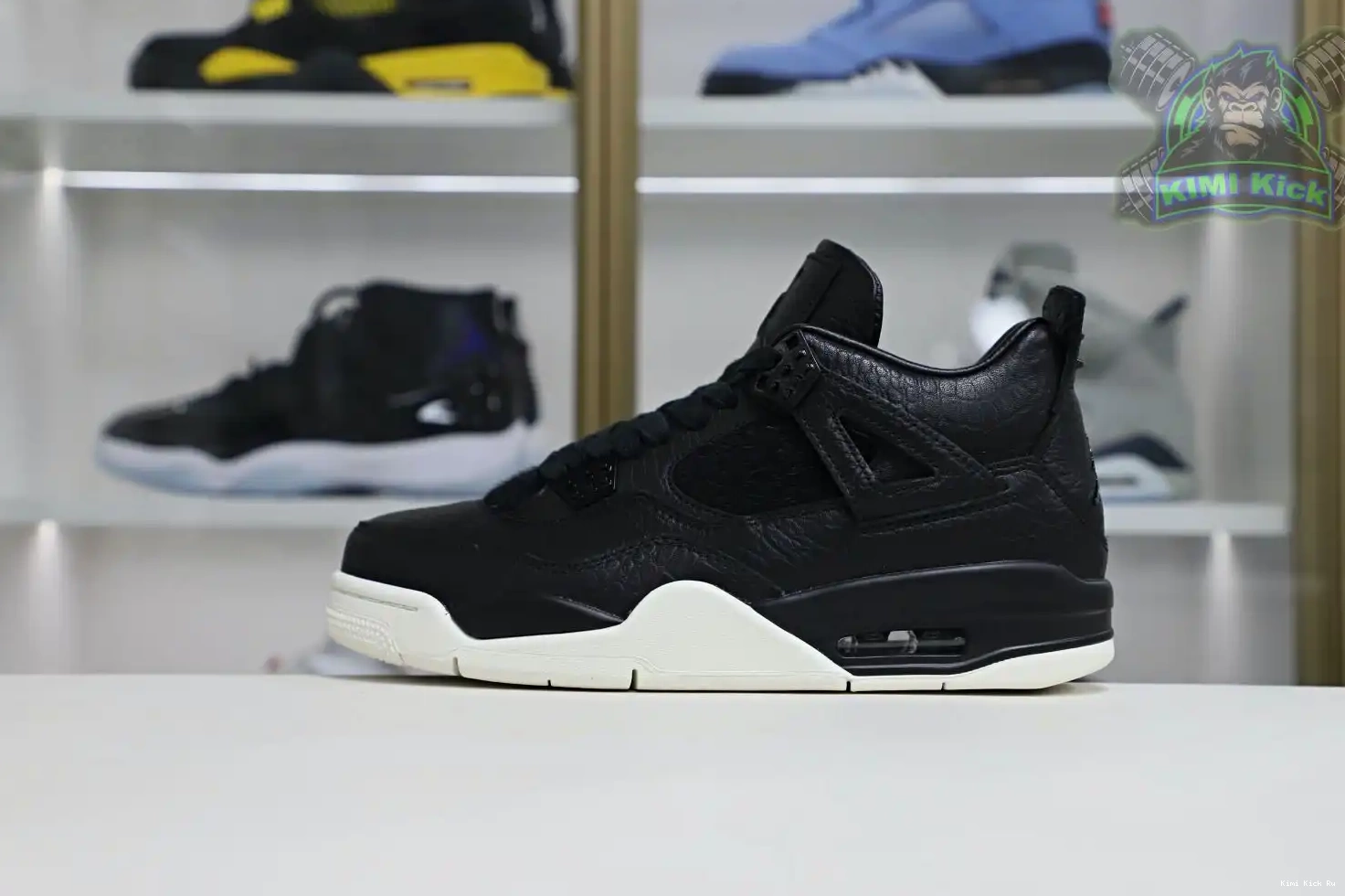 black retro Jordan Kimikick Air 4 ponyhair Jordan 0815